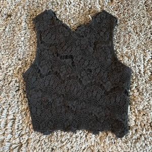 Lace “Cropped” Top